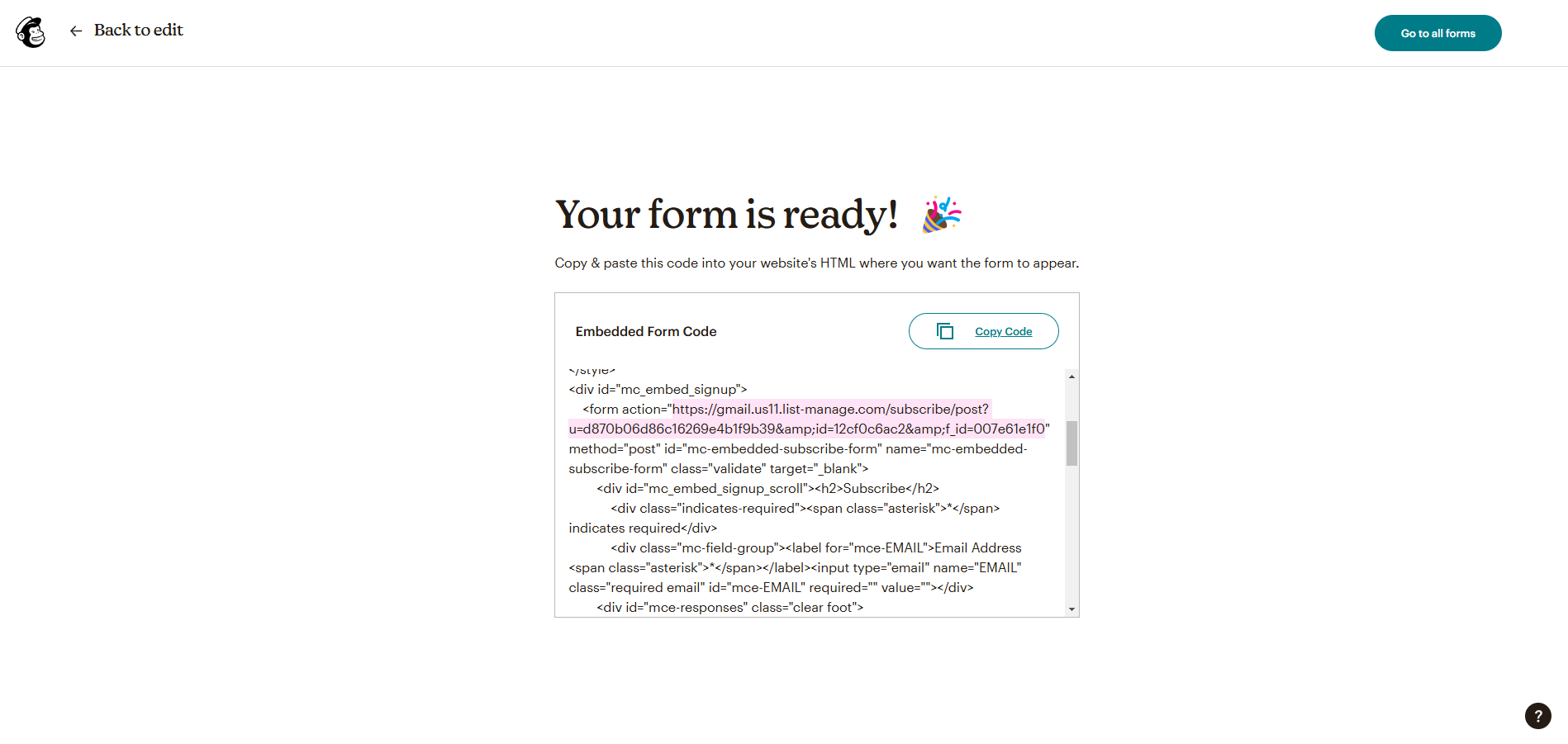 mailchimp tutorial how-to image